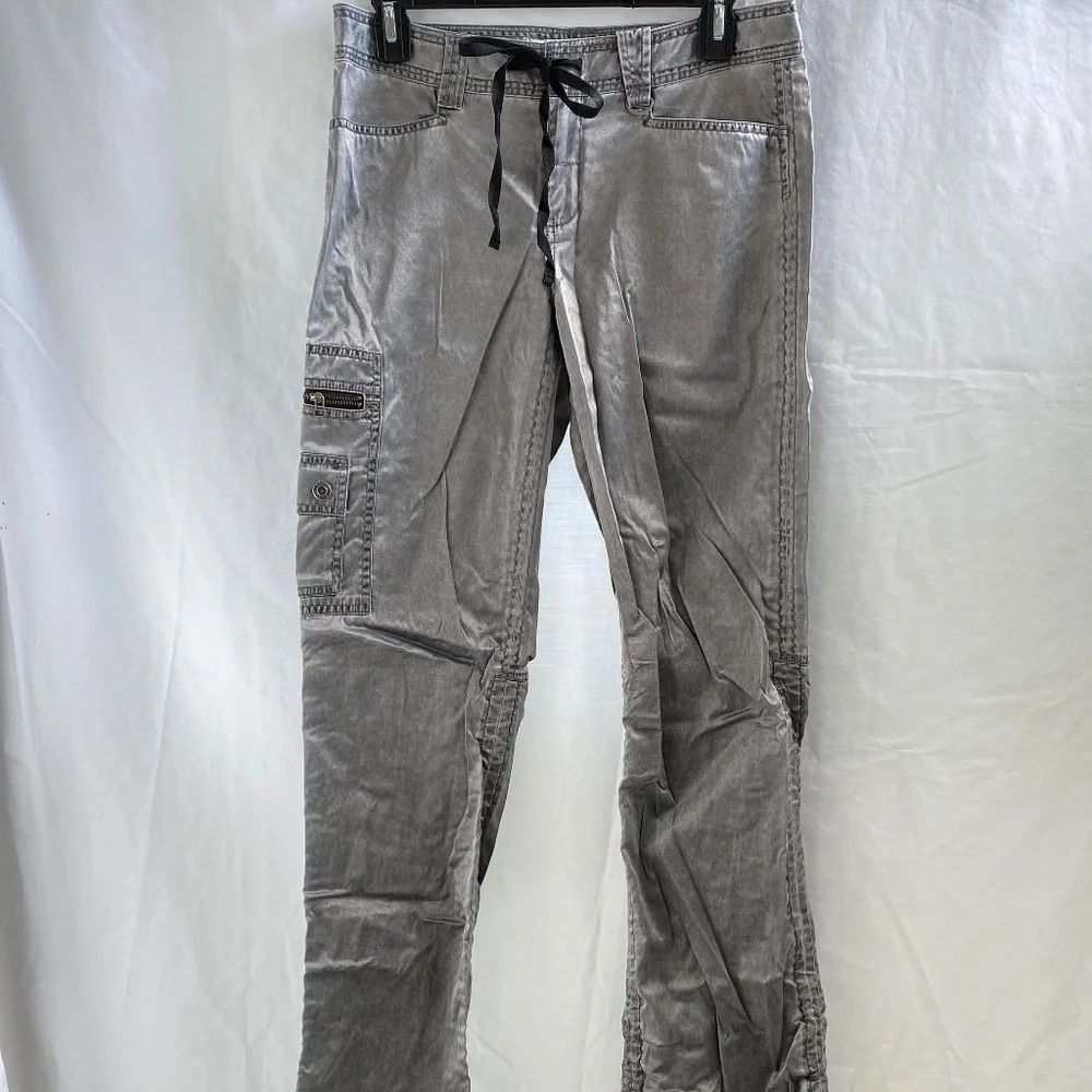 Express Satin Cargo Pants Women's Size: 4 - Picture 2 of 12